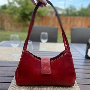 Fossil Red Leather Purse